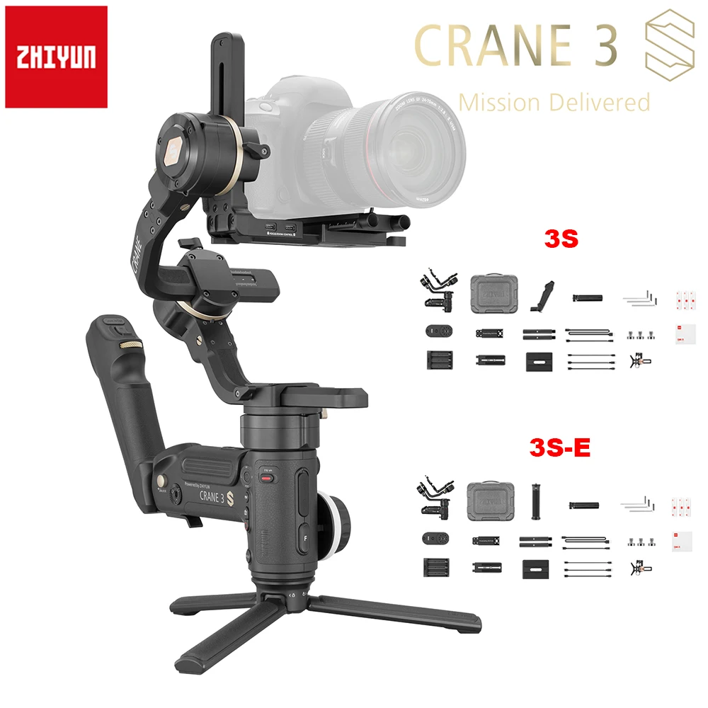 Ручной Стабилизатор Zhiyun Crane 3S Pro E 3 Asix макс. нагрузка 6 5 кг для цифровой камеры