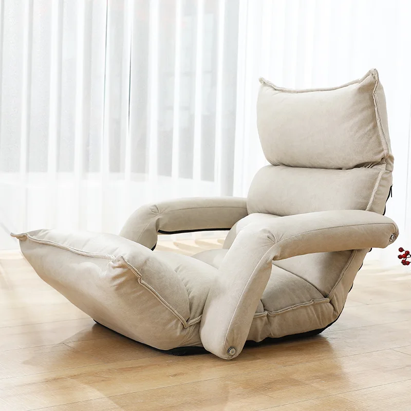 

Floor Folding Lounger Chair Adjustable Recliner Living Room Furniture Japanese Daybed Sleeper Armchair Sofa Chaise Lounge