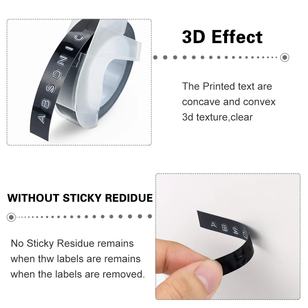 Absonic для Dymo 12965 машина этикеток DYMO ручная этикеточная печать 3D этикетка