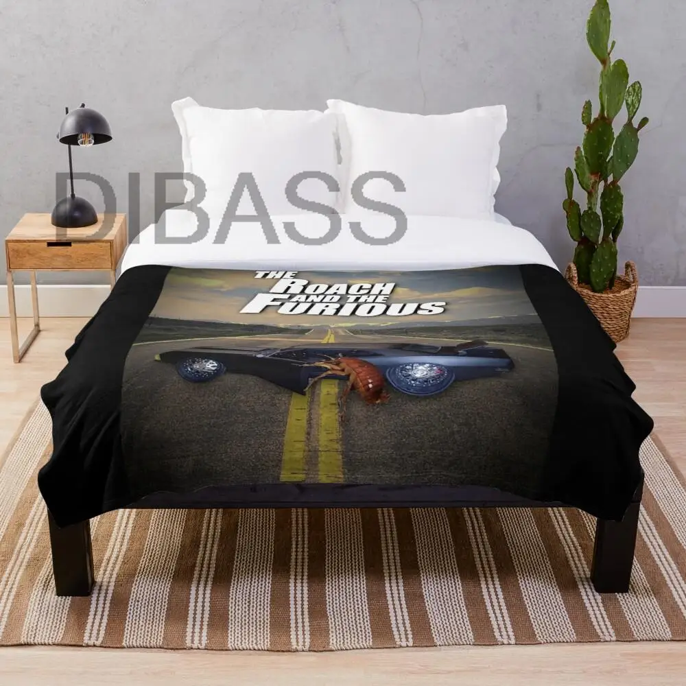 

The Roach and the Furious - Roach getting into car Meme Blankets Super Soft Throw Blanket, Lightweight Plush Bed Flannel Blanket