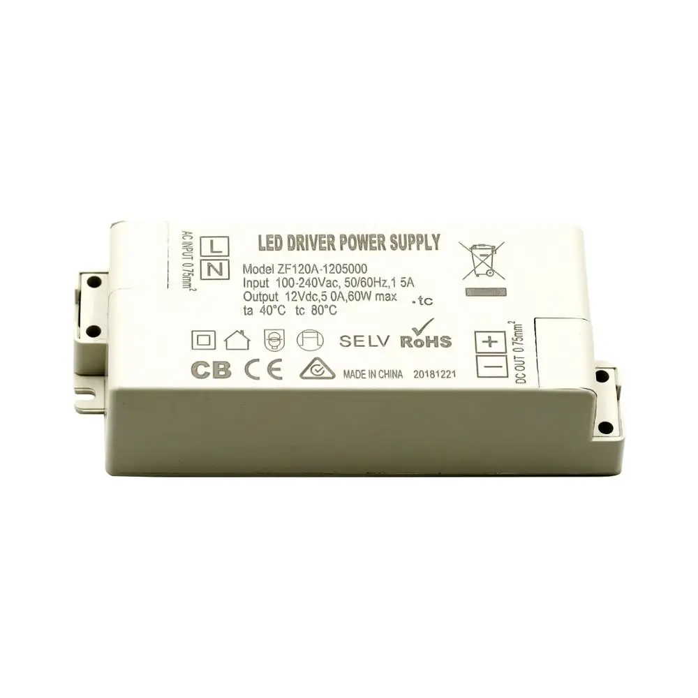 AC 100 240 V светодиодные фонари Внешний привод постоянного давления DC 12 Мини ультра
