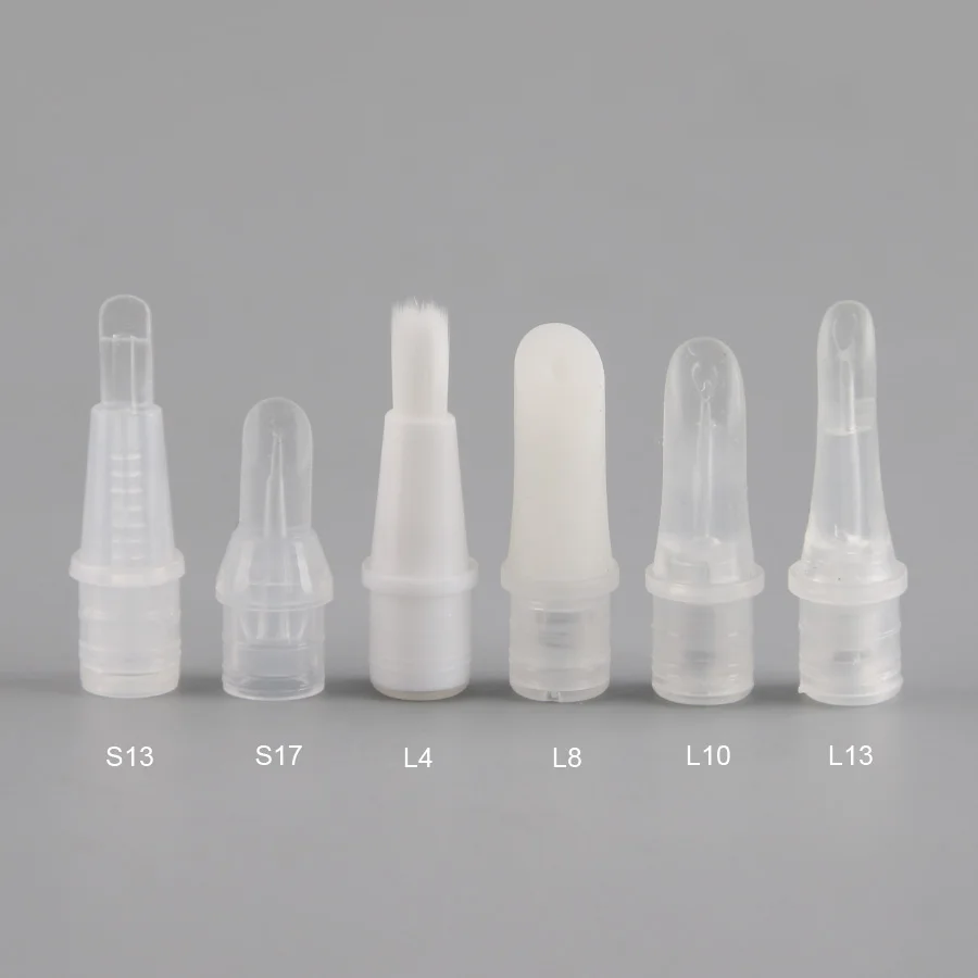 Прозрачная пластиковая спиральная ручка пустая круглая Косметическая в форме