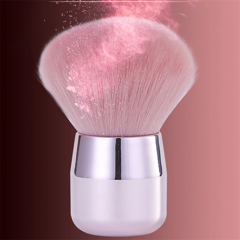 Новая розовая Кисть для макияжа в стиле грибов большая кисть пудры круглая