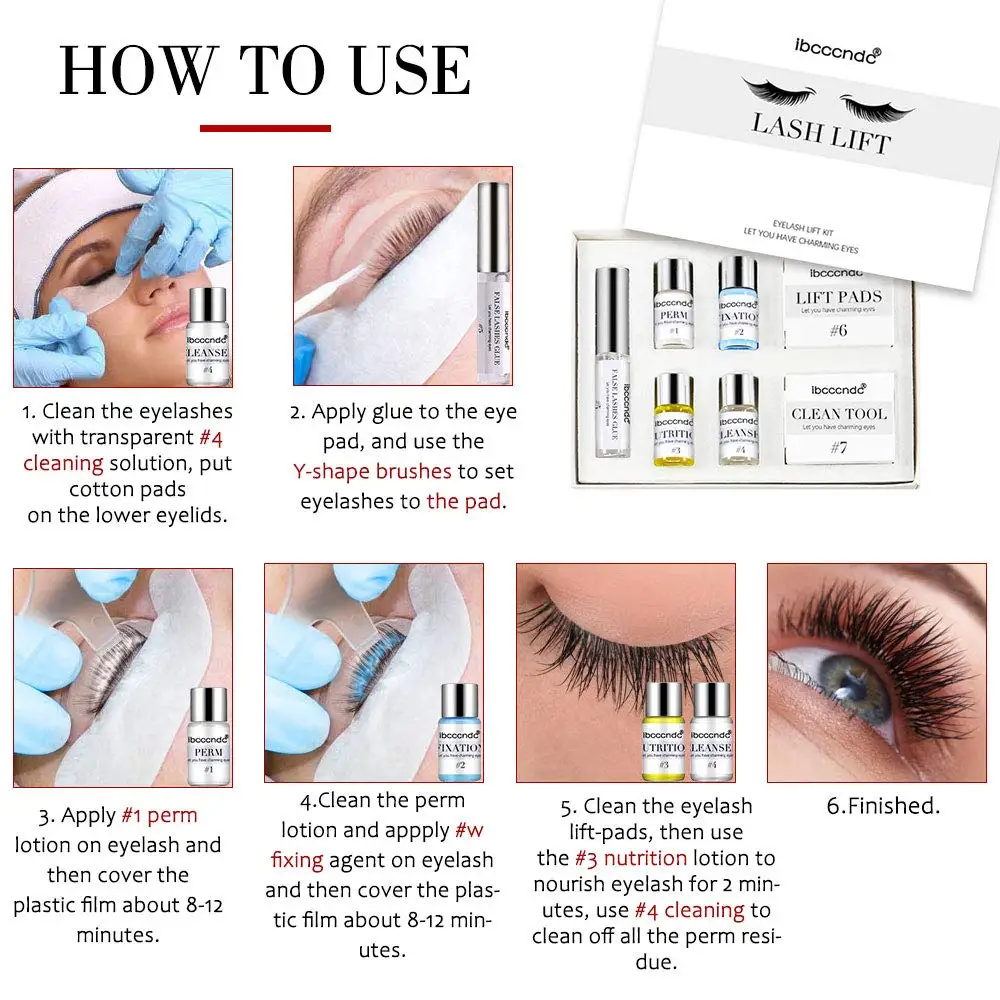 

Lash Lift Kit Professional Eyelash Perming Tint for Eyelash Lash Extension Eyelash Curling Perming Wave Kit Set Eyelash Salon