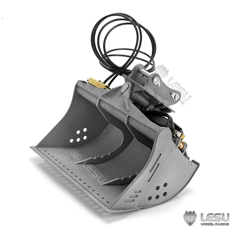 Металлический гидротехнический откидной ковш Лопата для 1/14 LESU Komatsu RC AC360