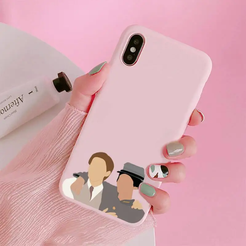 

The Vampire Diaries Stefan Damon Salvatore Phone Case Candy Color for iPhone 6 7 8 11 12 s mini pro X XS XR MAX Plus