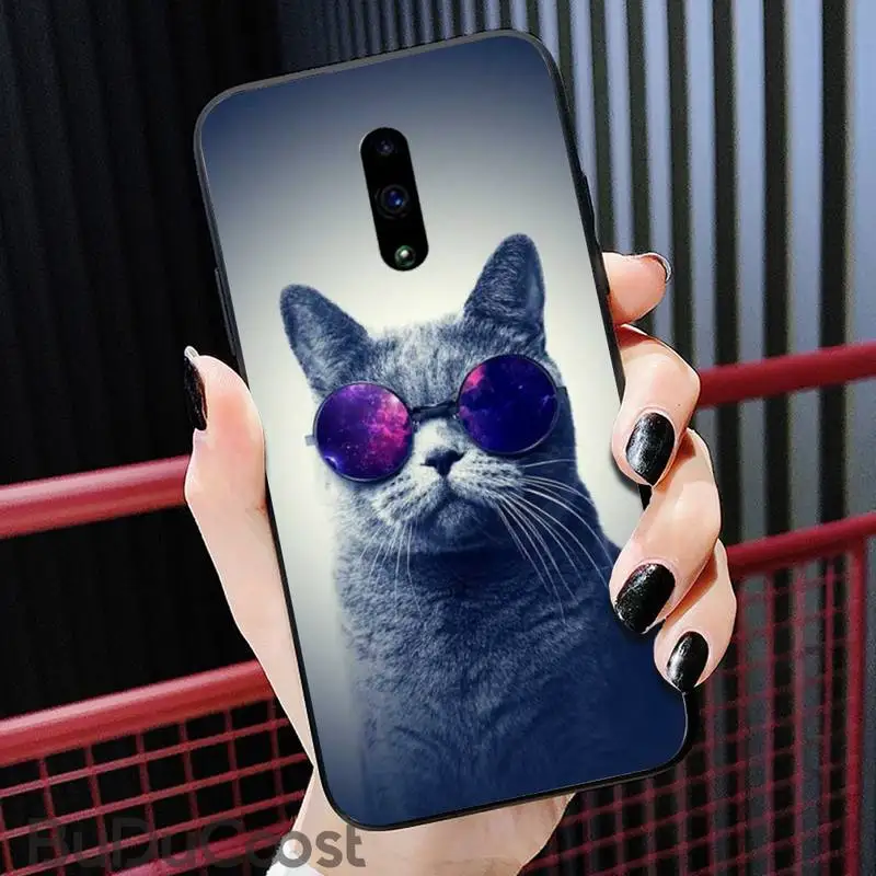 

Cute Cat With Sunglasses Phone Case For Redmi 6 4X 7 7A 8 GO K20 Note 4 4X 5 5A 6 6 Pro 7 8 8pro