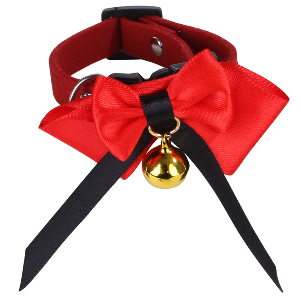 1 шт. милый ошейник для питомцев декоративный Регулируемый звонок галстук