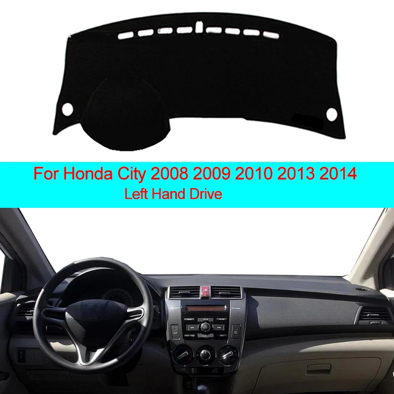 2 слоя крышка приборной панели автомобиля тире коврик ковер накидка для Honda City 2008