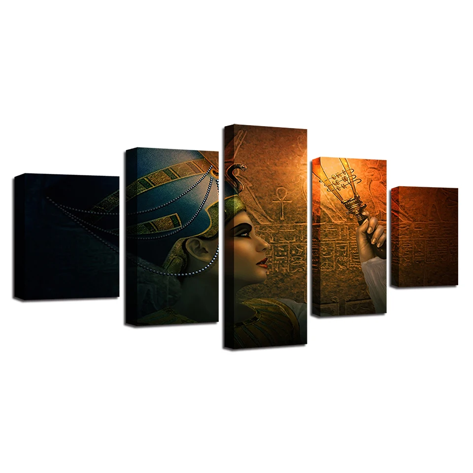 

Modern Home Decor Anime Scenery Flowers HD 5 Pieces Decoration for Room Decor Posters Wall Art Wall Decor Poste Wall Paintings