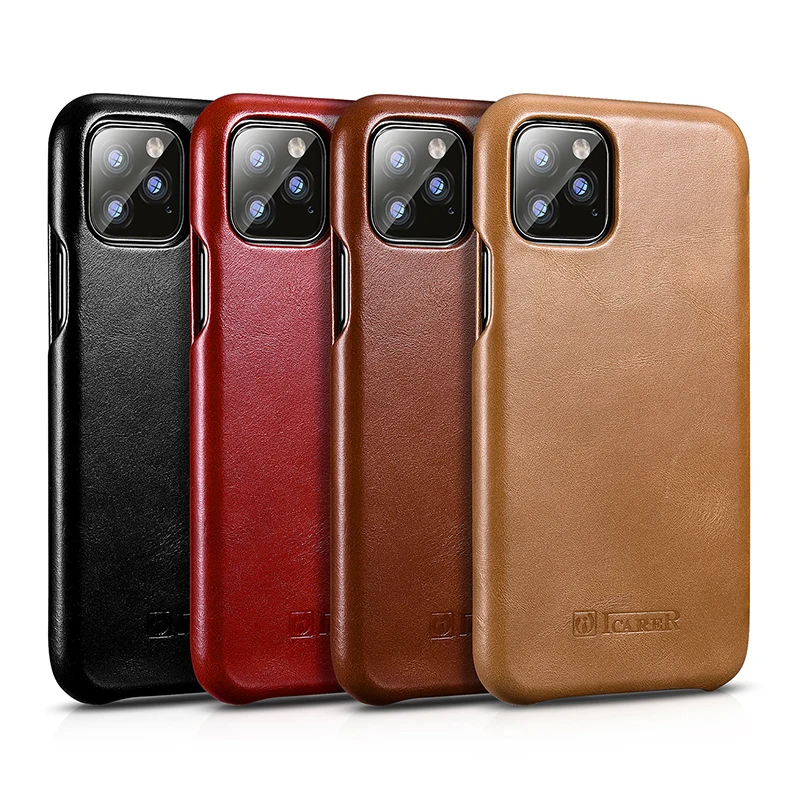 ICARER чехол из натуральной кожи для iPhone 11/Pro/Max роскошный флип-чехол для Apple iPhone 11 Pro Max чехол s