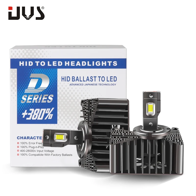 

UVS D5S Car Lamp Free Canbus D5R Bulb Auto Headligt High Power 70w 8600Lm Kit LED to Replace HID Conversion