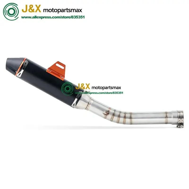 Глушитель выхлопной трубы из нержавеющей стали для мотоцикла среднее звено