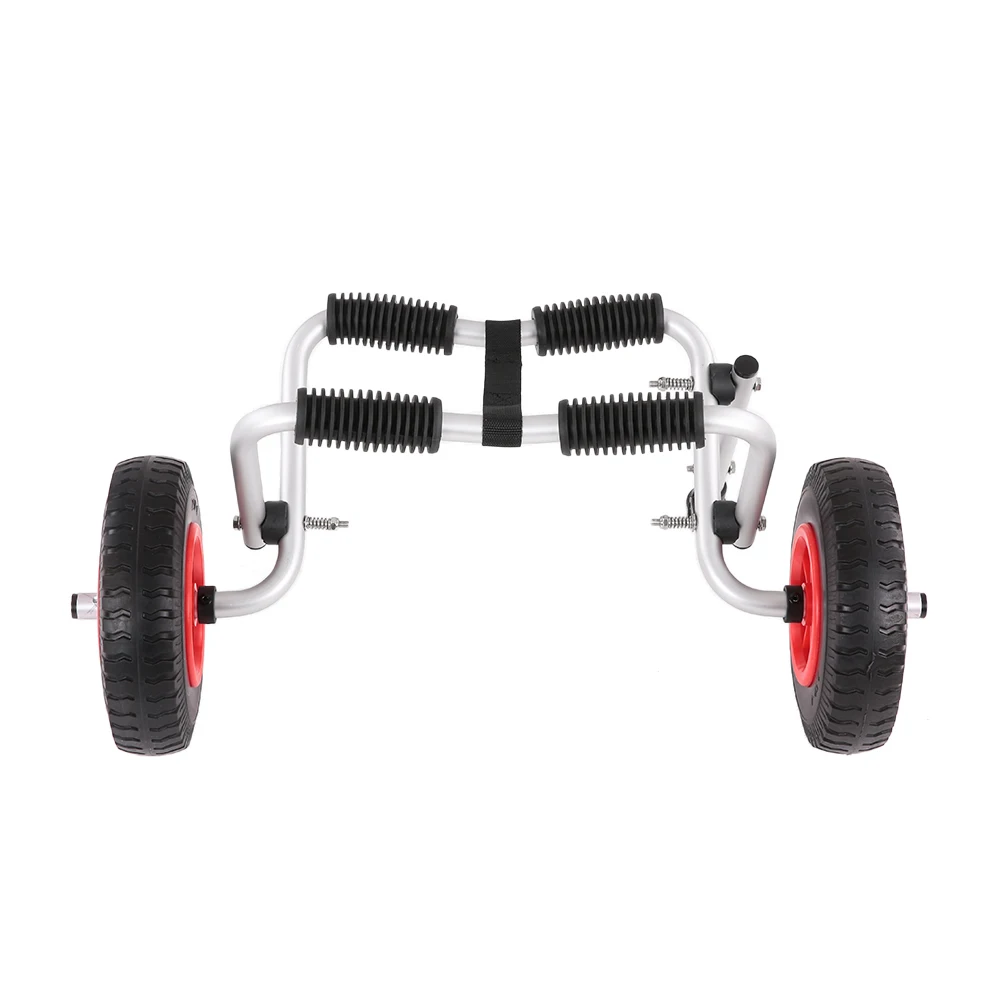 Trolley Lightweight Foldable Boat Kayak Carrier Canoe Dolly Tote Transport Trailer Cart Removable Wheels Aluminum Rubber | Спорт и