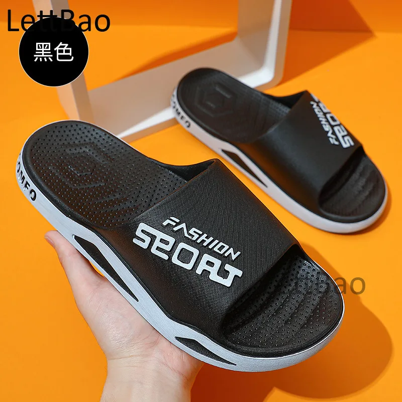 Men Slippers Soft Comfortable Summer Slippers 2021 New Fashion Home Indoor Outdoor House Beach Slippers Men Slides Slippers images - 6