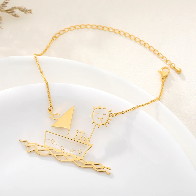 Детские ожерелья на заказ для девочек детское искусство персонализированное