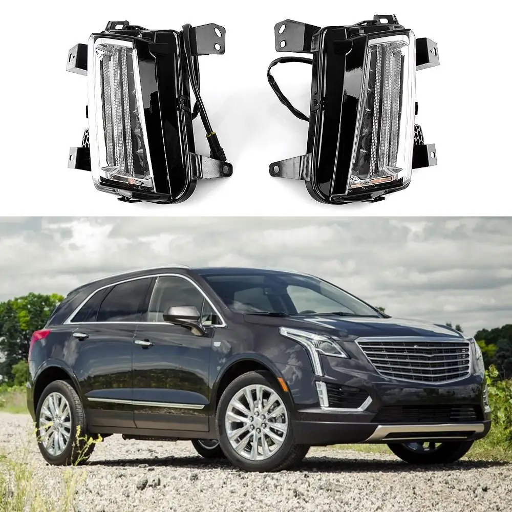 

Для Cadillac XT5 2017-2019 светодиодные дневные ходовые огни противотуманные фары с указателем поворота