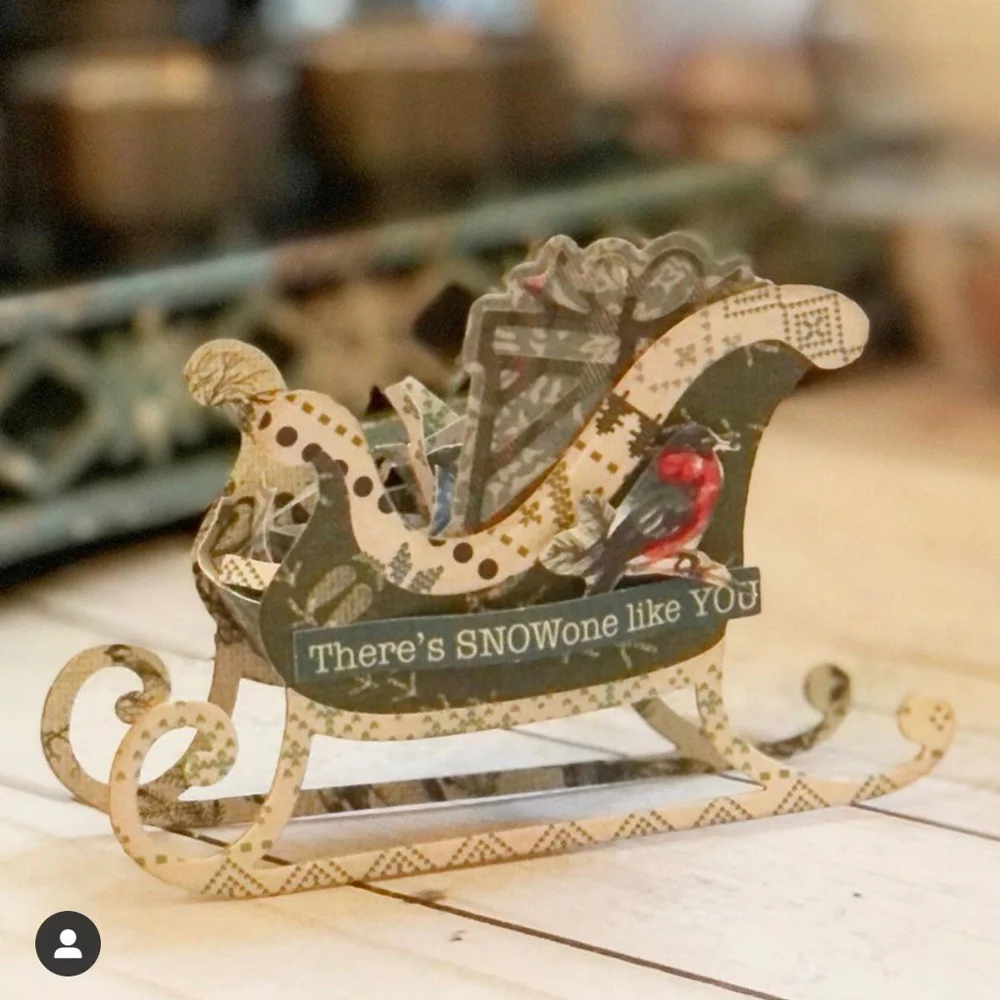 KSCRAFT Санта шейкер мешок Топпер металлические штампы трафареты для сделай сам