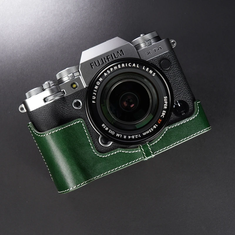 Чехол из натуральной кожи для камеры Fujifilm XT4 ручной работы