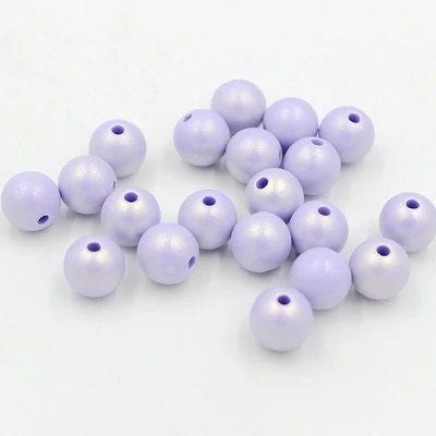 light purple Выбор 6,8, 10,12 круглые Многослойные Бусины из искусственного жемчуга матовые бусины украшения для рукоделия браслеты ожерелья для изготовления ювелирных изделий - Цвет: light purple