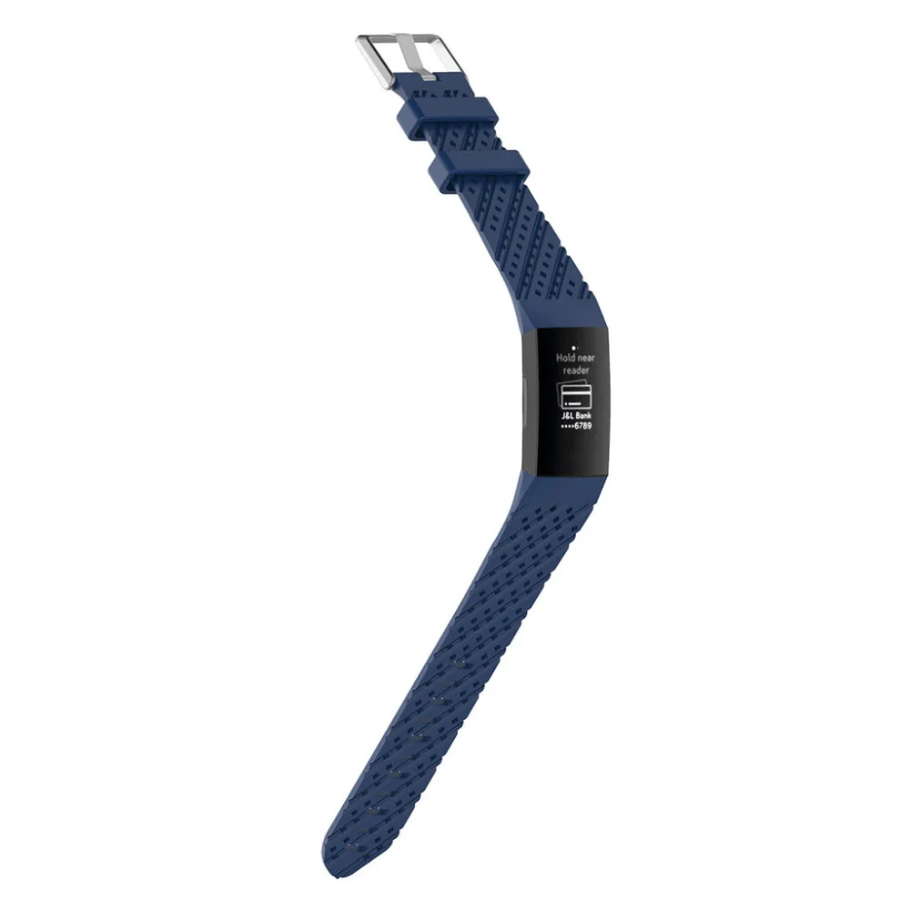 Браслет ремешок для fitbit модный спортивный дышащий силиконовый браслет ремешок для Fitbit Charge 3 Прямая поставка