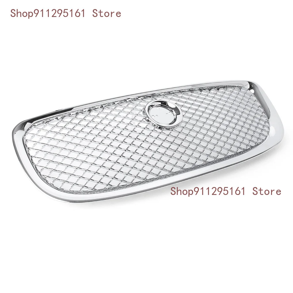 

Auto Front Grille Upper Mesh Grill For Jaguar XJ 2010 2011 2012 2013 2014 2015 Chrome Automobile Car Parts Accessories