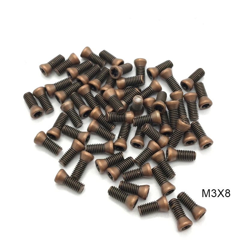100 шт. M3 * 6 8 10 12 M3.5 Torx вставные винты для замены карбидных вставок токарные