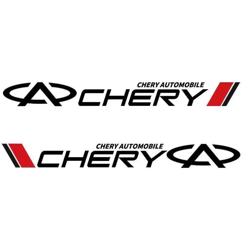 

Car Styling 2Pcs Door Side Vinyl Decal Skirt Emblem Stickers For Chery Fulwin QQ Tiggo 3 5 T11 A1 A3 A5 Amulet Air Refresher