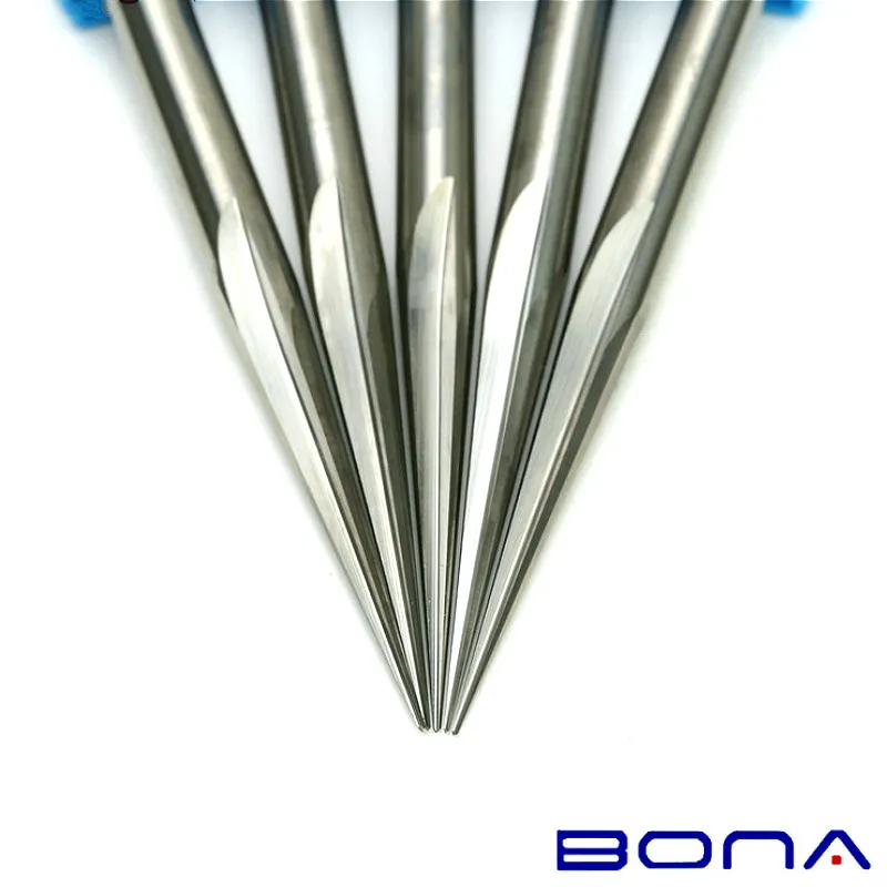 6*30*70L Tip-0.5mm V канавка резак с двумя канавками прямая карбидная бита инструменты