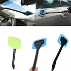 Ложки с длинной ручкой, средство для мытья окон кисточки микрофибры лобовое стекло легко чистить автомобильные щетки стеклоочистителя, очиститель Стекло окна инструмент кисточки