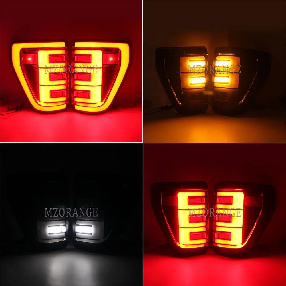 Светодиодный ные задние фонари для Ford F150 XL 2021 задний поворотный сигнал заднего