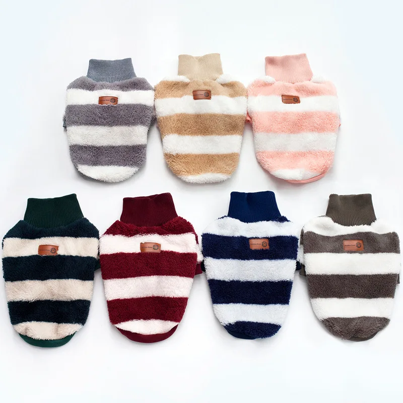 Новинка Осень-Зима Одежда для домашних животных коралловый флис Французский