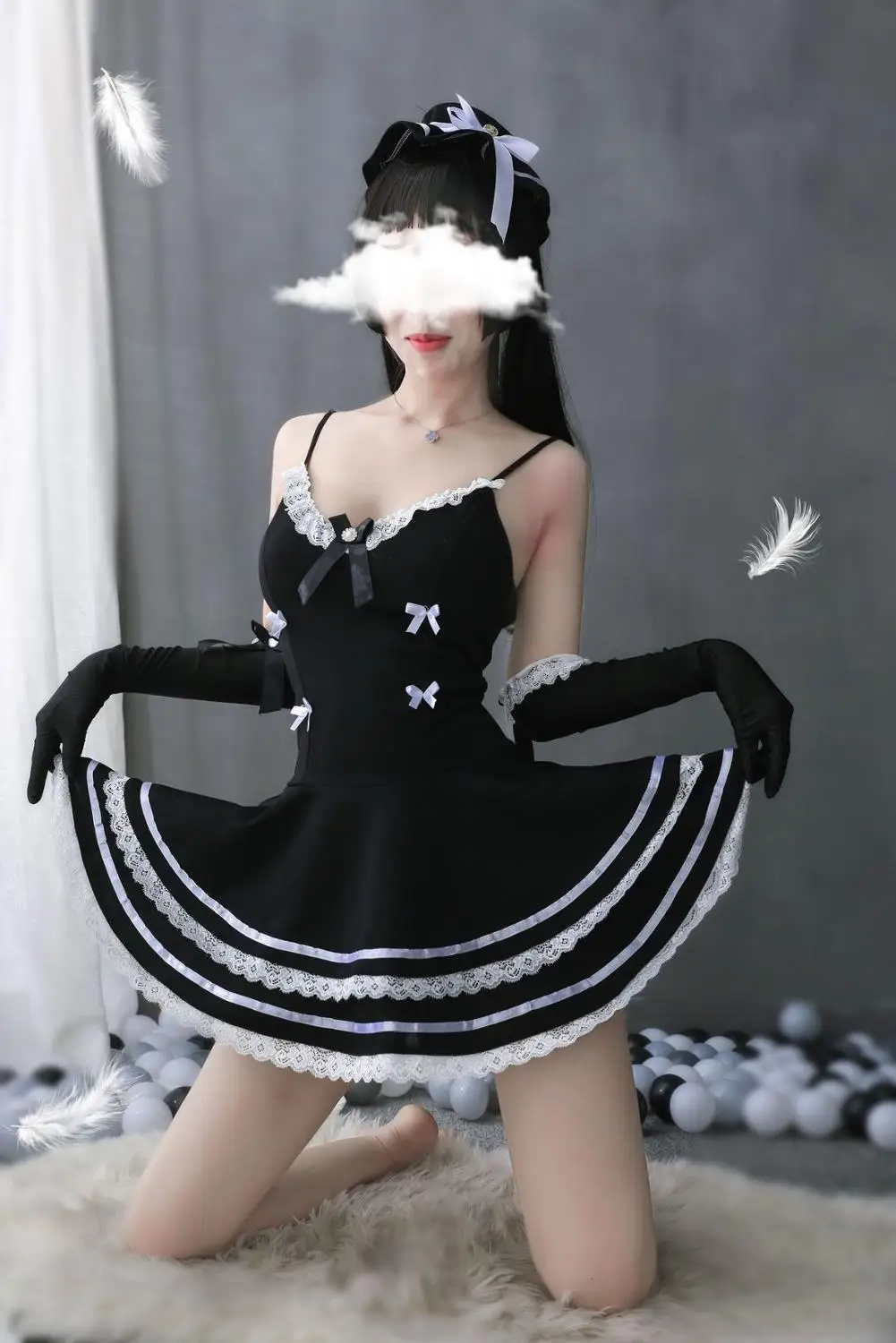 Сексуальный костюм бебидолл парадная форма Эротическое белье ролевая игра Для