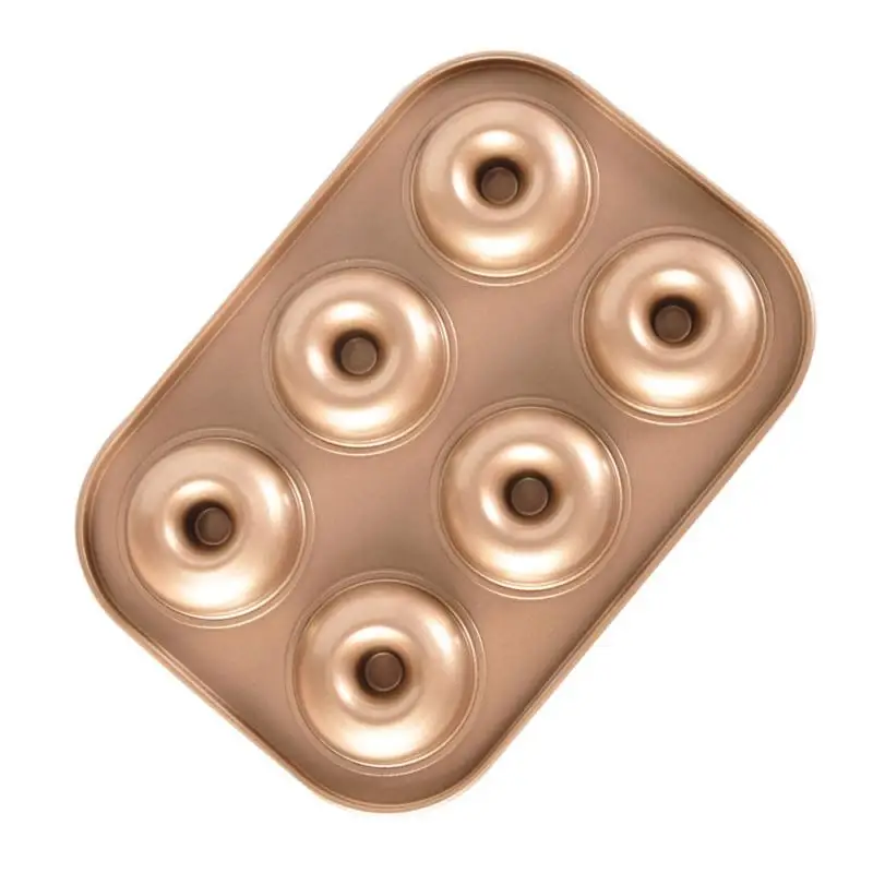 Форма для выпечки антипригарная форма пончиков 2 шт. из углеродистой стали 6 |