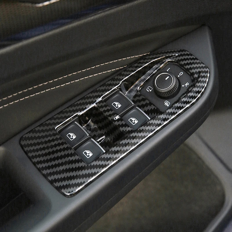 

Наклейка для стекла автомобиля, кнопки подъема, крышки переключателя, крышки двери, подлокотника, панели для VW Golf 8 MK8, аксессуары 2020 2021