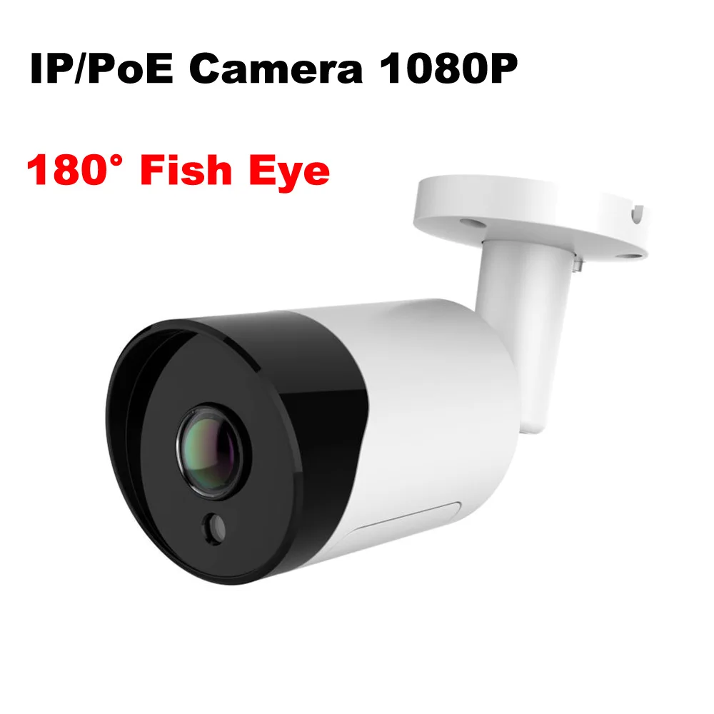 IP камера видеонаблюдения рыбий глаз 180 ° 1080P МП 48 В|Камеры видеонаблюдения| |