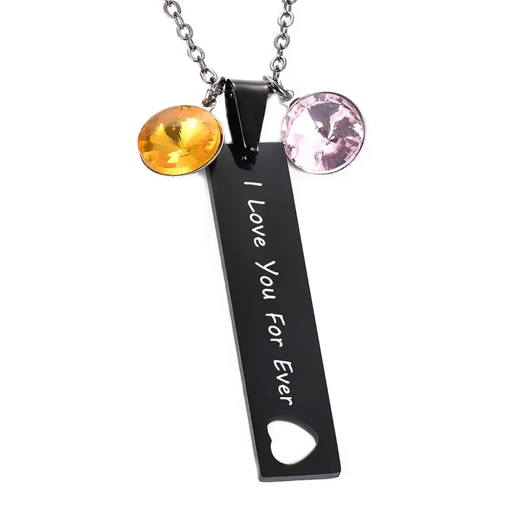 Ожерелье с гравировкой имени на заказ изящное ожерелье инициалом ювелирные