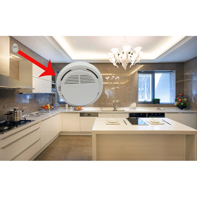 Недорогой автономный детектор для курения окиси газа пожарный датчик