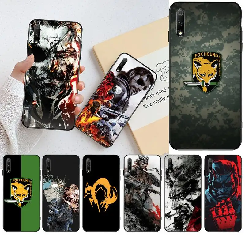 CUTEWANAN Metal Gear Solid Soft Phone Cover For Huawei Nova 6se 7 7pro 7se honor 7A 8A 7C Prime2019 | Мобильные телефоны и