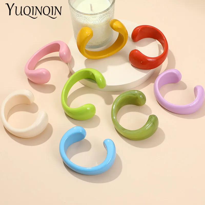 Модные Акриловые Открытые Браслеты женские индийские ювелирные изделия