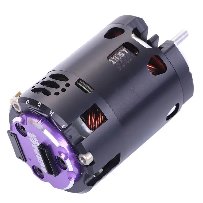SURPASS HOBBY V3 540 13.5T Sensored SPEC RC Brushless Motor for 1/10 Racing Car Truck Parts Accessories Purple black | Игрушки и хобби