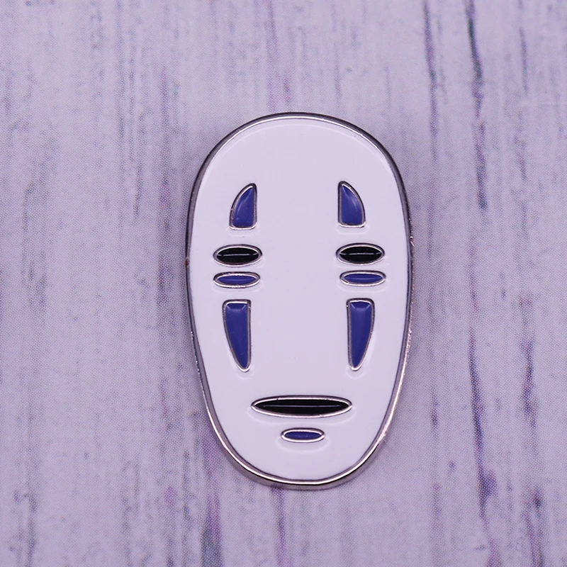 Брошь в стиле японской коллекции No Face Man Mask|Броши| |