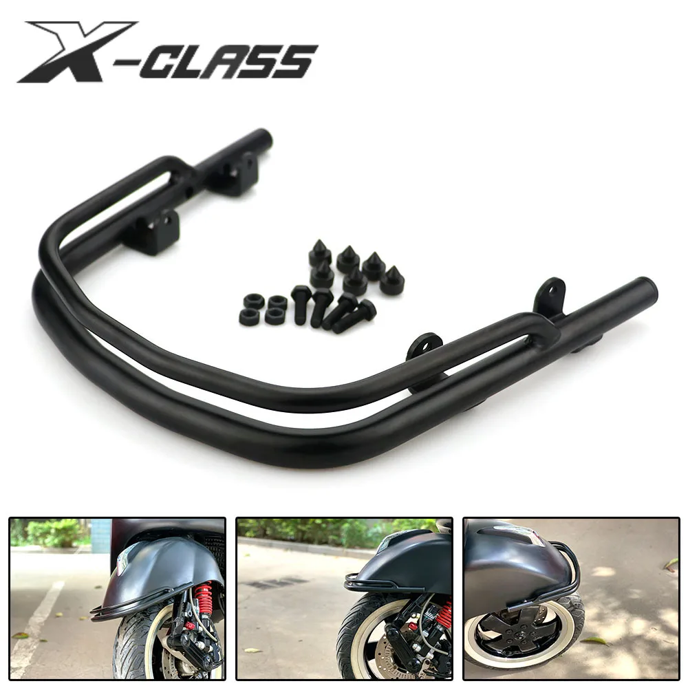 

Motorcycle Mudguard Protection Bracket Front Fender Support Holder Aluminum for VESPA GTS 200 250 300 2013 2014 - 2018 2019 2020