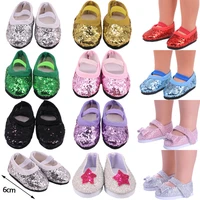 6cm doll shoes multicolor sequined elastic band style for 14 5inch wellie wisher 32 34cm paola reina dolls clothes accessories