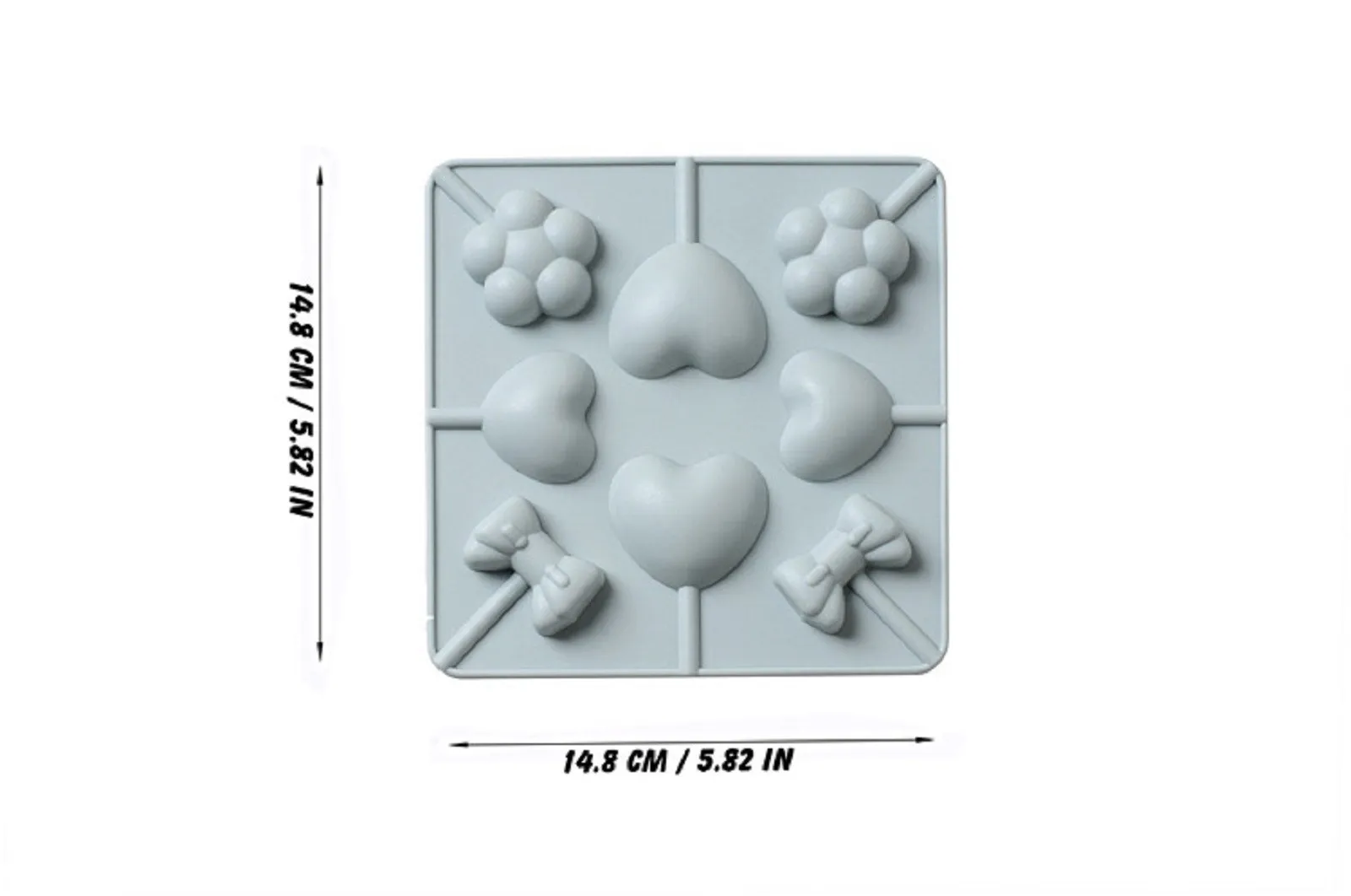 

Food Grade Silica 3D Cute Flower Dog Paw Love Heart Silicone mould Cake Mold Heart Chocolate Mold Sugar Cake Mold Bake Tool