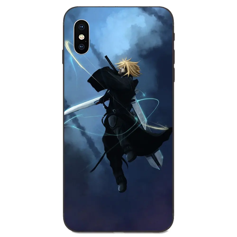 Мягкий чехол Capa Cloud Strife Final Fantasy для Xiaomi Mi Mix Max Note 2 2S 3 5X 6 6X 8 9T SE A1 A2 A3 CC9e Lite Play Pro F1 |