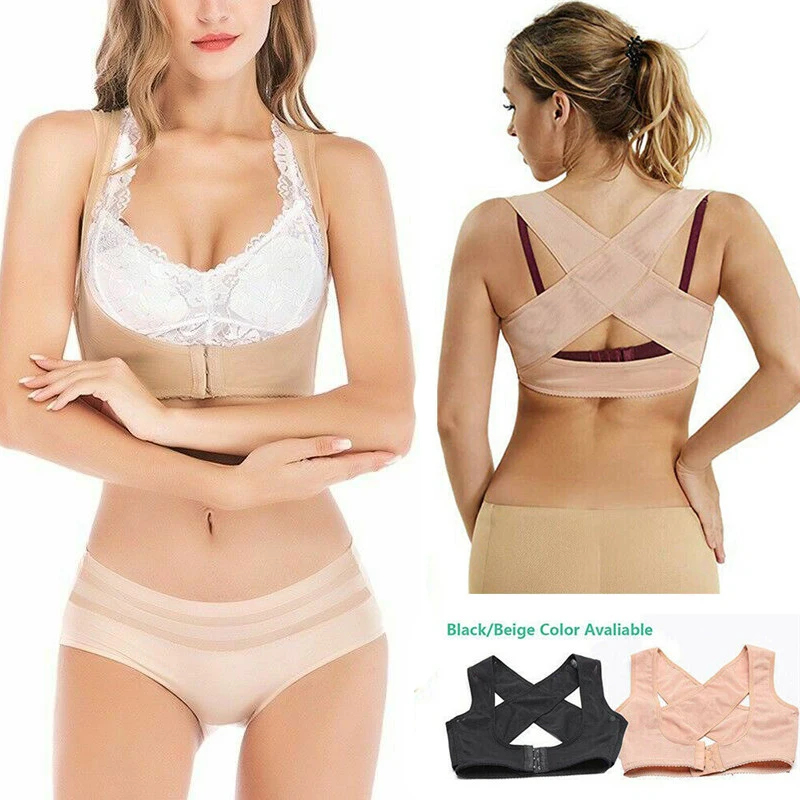 Эластичный Корректор осанки Женский Регулируемый шейпер для поддержки плеч