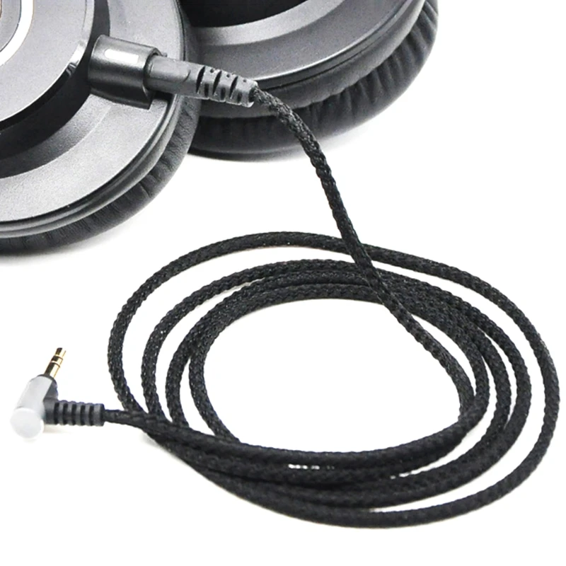 

Replacement headphone cable -Audio Cable Extension Music Cord for ATH-M40x M50x M60x wired Gaming Headphone Headset