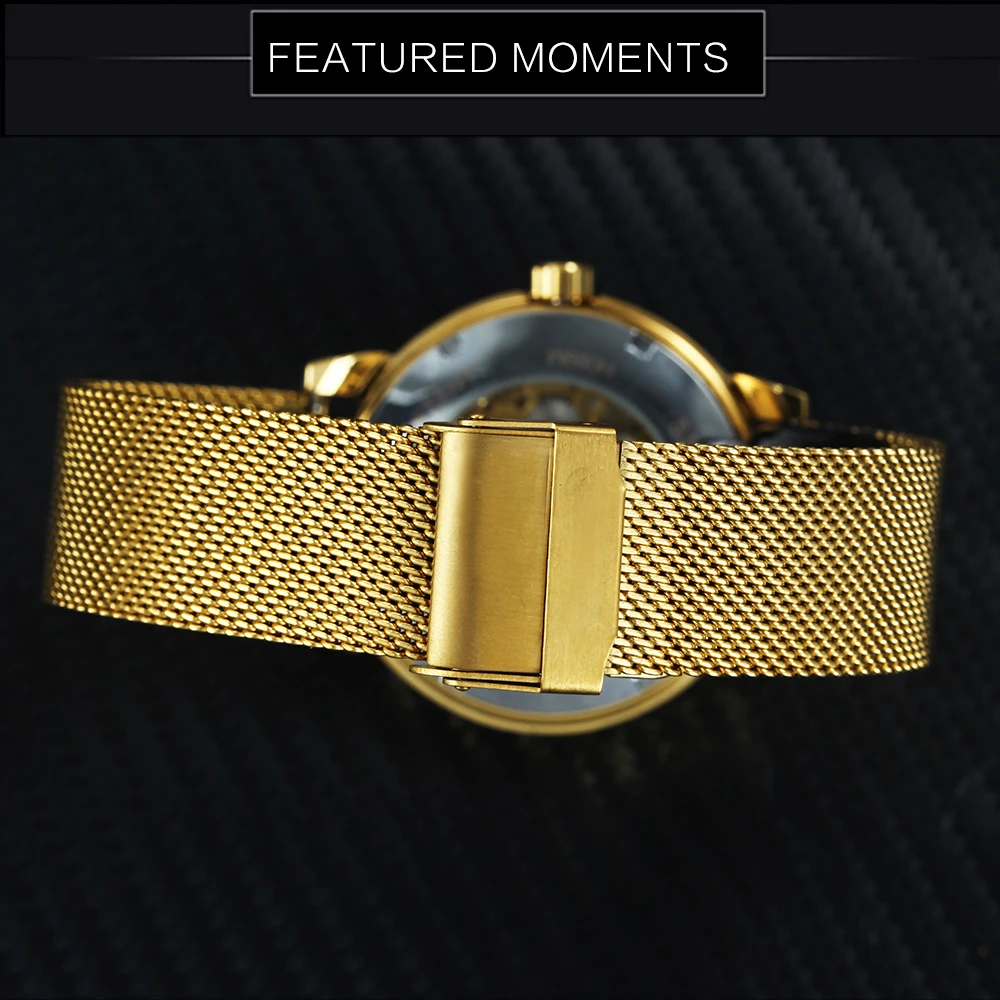 Часы наручные WINNER Мужские механические винтажные брендовые Роскошные модные