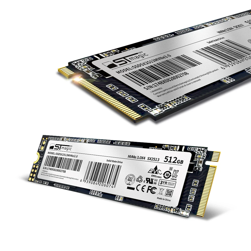 Оригинальный Stmagic M.2 2280 SSD NVMe 128 ГБ 256 512 ТБ PCIe ssd жесткий диск Внутренний